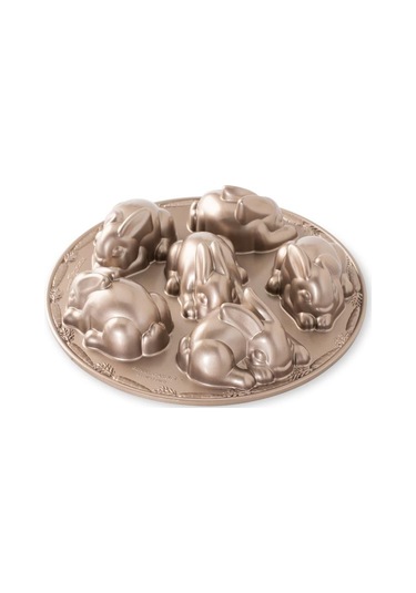 Nordicware Minik Tavşanlar Kek Kalıbı - Platin