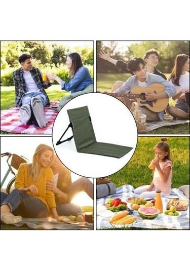 Pazly Tembel Kamp Sandalyesi - Su Geçirmez, Katlanır, Taşınabilir, Plaj Ve Bahçe Kullanımı İçin Kahverengi Açık Sandalye Kahverengi