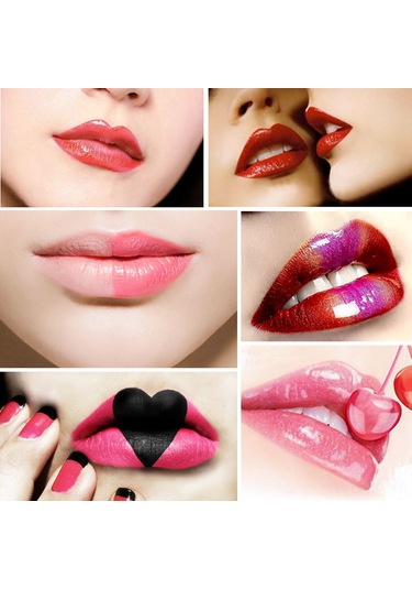 Hfambition Tek Kullandım植绒 Dudak Fırçası 100 Adet, Beyaz Uç Siyah Çubuk, Hijyenik Makyaj Gereci, 9 Cm Uzunluk