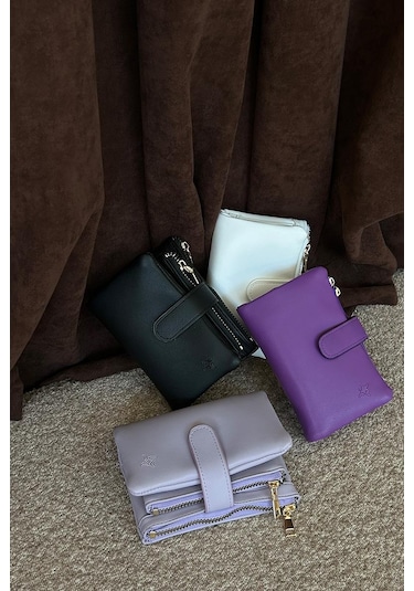 Shule Bags Kei Cüzdan Beyaz Beyaz