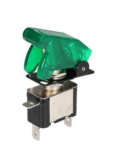 Yuntech01 12v 20a Yeşil Led Işıklı Araba Rocker Anahtarı - Yarış Araçları Ve Araç Aksesuarları Kontrolü