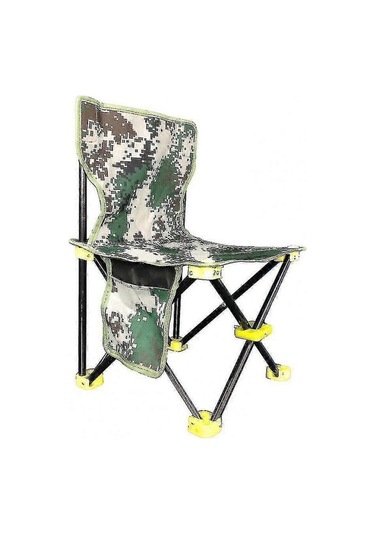 Bloomnest Taşınabilir Sırt Destekli Kaymaz Tuval Sandalye, Açık Hava, Plaj, Balıkçılık, Kamp İçin A1148 Altın-siyah Altın - Siyah