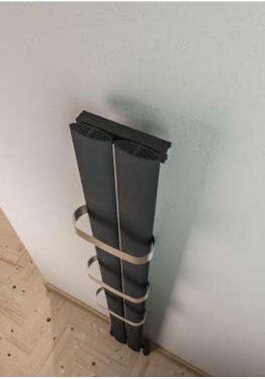 Warma Serez Dikey Alüminyum Radyatör 185x1800 Pütürlü Antrasit 7946