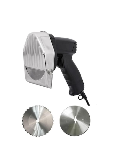 Elektrikli Döner Kesme Makinası Çift Bıçaklı