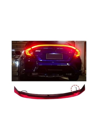 Honda Civic Uyumlu Yedek Parça 2016 Sonrası Spoiler Boyasız