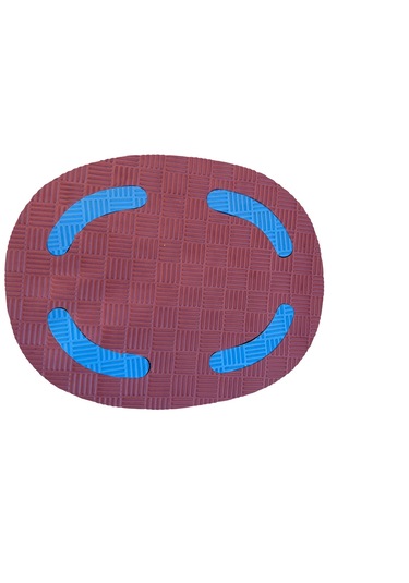 Yüzme Tahtası 3 Lü Set Bordo Mavi - Oval Bordo - Mavi