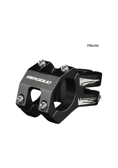 Hafif 31.8mm Bisiklet Gövdesi - Yüksek Dayanımlı Alüminyum, Kolay Montaj, Paslanmaz Siyah Siyah