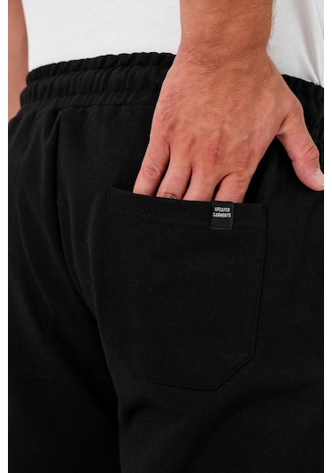Kalın Siyah Erkek Eşofman Altı Jogger Arka Cepli Paça Lastikli Regular Fit Şardonsuz Cmre97 Siyah Kalın Siyah Erkek Eşofman Altı Jogger Arka Cepli Paça Lastikli Regular Fit Şardonsuz Cmre97 Siyah