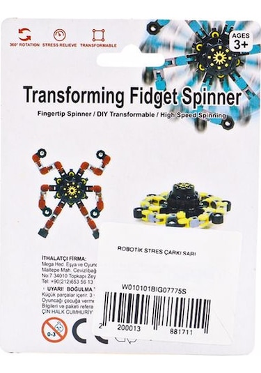 Robotik Stres Çarkı Sarı