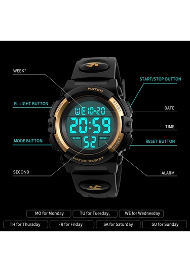 Tenfowee Skmeı 1266 5atm Su Geçirmez Çocuk Akıllı Saat (İthalatçı Garantili)