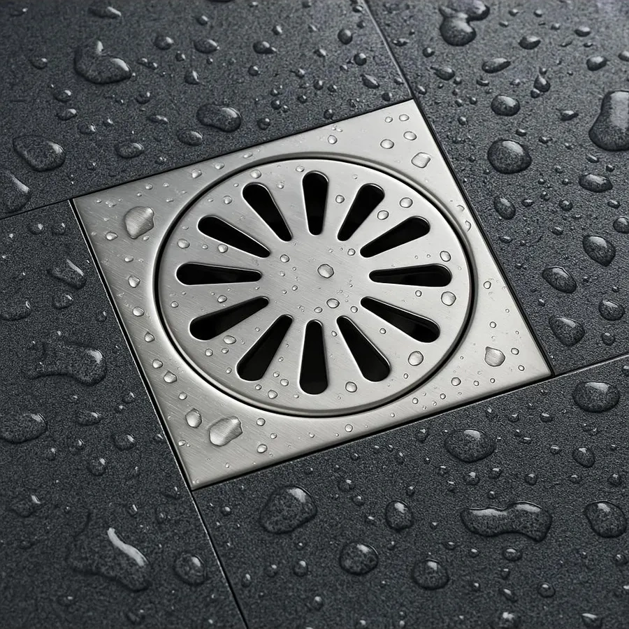 Tım 100x100 Mm Yatay Su Tuzağı Duş Lameli 322260520 Krom