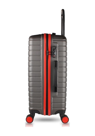 My Valice Croc Abs Büyük Boy Antrasit Valiz Antrasit