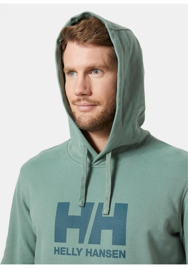 Logo Hoodıe Kapişonlu-11812 Cactus