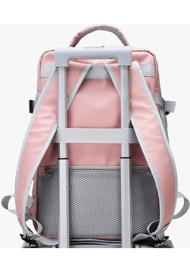 Createtech Seyahat Çantası, Usb Şarj, Hırsızlık Önleyici, Şık Kadın El Çantası - Gri Gri