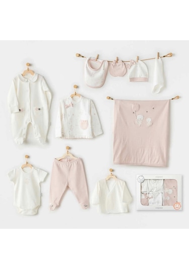 Andywawa Ac25951 Ballerina 10 Parça Hastane Çıkışı Ekru Ekru