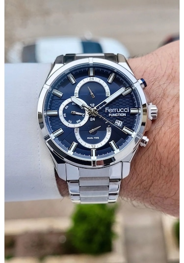 Ferrucci Fcgnct340 Erkek Kol Saati Gümüş