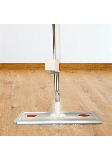 Buffer Spreyli Ve Sıkmalı Mop 2in1 Temizlik Seti -m11 Beyaz