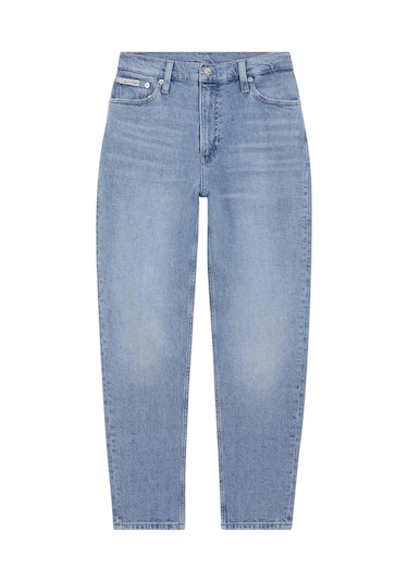 Calvin Klein Kadın Denim Kot Pantolon Mavi