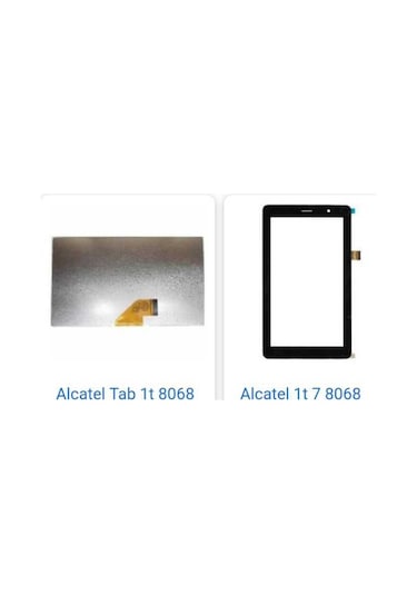 Alcatel Uyumlu Tab 1T 8068 7.0 9009G 3G Lcd Ekran ve Dokunmatik