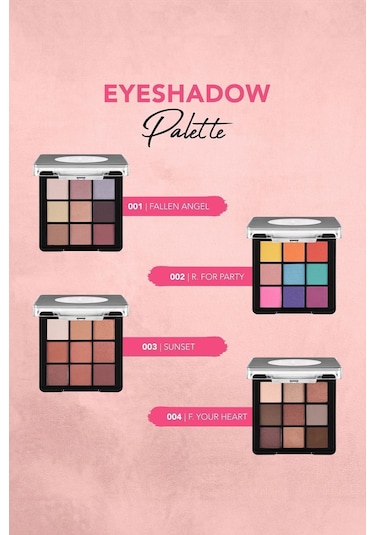 Flormar Mat & Işıltılı Kremsi Far Paleti - Eye Shadow Palette - 004 Follow Your Heart- 8682536048460