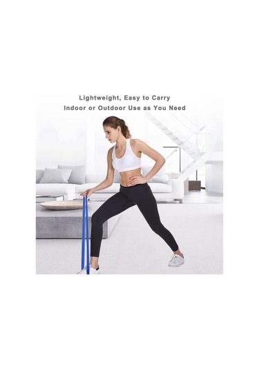 Xiyyadms 5 Seviye Dirençli 5'li Pilates Bandı Seti - Ev, Spor Salonu Ve Seyahat İçin Esneme Ve Fitness Diğer