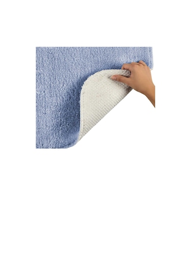 Elart Banyo Paspas Takımı 2li kaydırmaz tabanlı peluş doly mavi Mavi