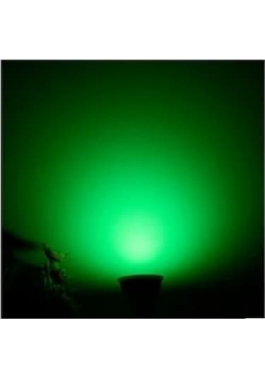 Fuji Led 5w Yeşil Led Ampul Gu10 Çanak Tip A+ Enerji Verimli Dekoratif Lamba