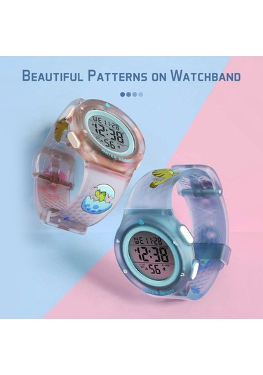 Xindoker Kız Çocukları İçin Su Geçirmez Silikon Kol Saati, Nfc Akıllı Kilitleme, Dıy Oyuncuları İçin Kartoon Askı, Spor Ve Outdoor Kullanıma Uygun