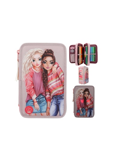 Topmodel Üçlü Kalem Kutusu Best Arkadaşlar Led ' Li