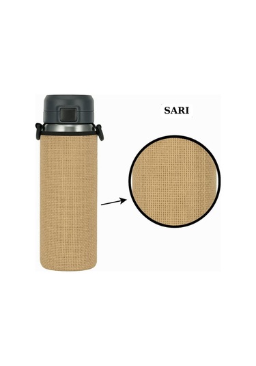 Quick Flip 1.06 Lt. İle Uyumlu Omuz Askılı Termos Kılıfı Sarı