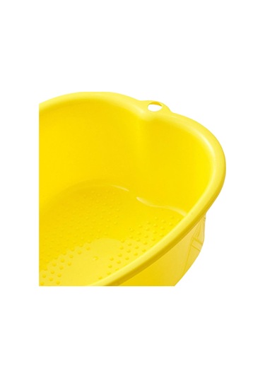 Suntek Ayak Küveti Büyük Plastik Taşınabilir Ayak Banyosu Sarı