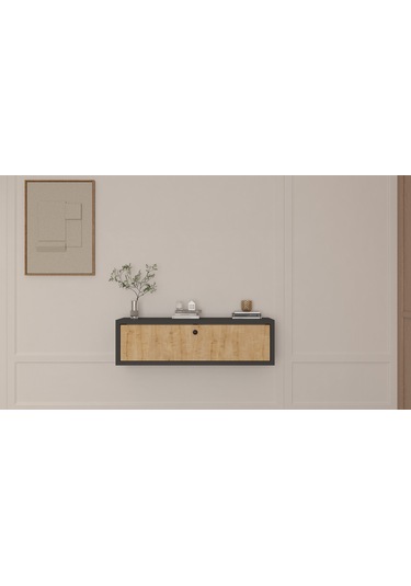 Uvar Montajlı Dresuar Safir Meşe Antrasit Antrasit - Meşe - Safir