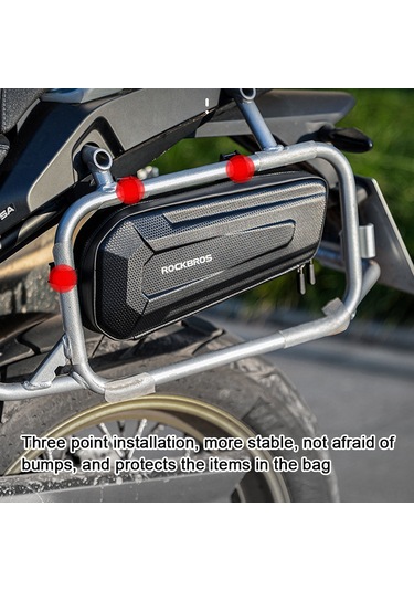 Shineyee Motorsiklet Ön Çantası - Sağlam Malzeme, Pratik Toka Tasarımı, 2.5l Kapasiteli Siyah Çanta