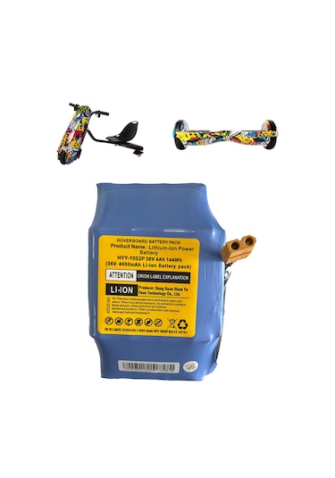 Citymate Drift Car Dirift Kar Scooter Hoverboard Elektirikli Kaykay Batarya Pil 36V 4.000 mAh