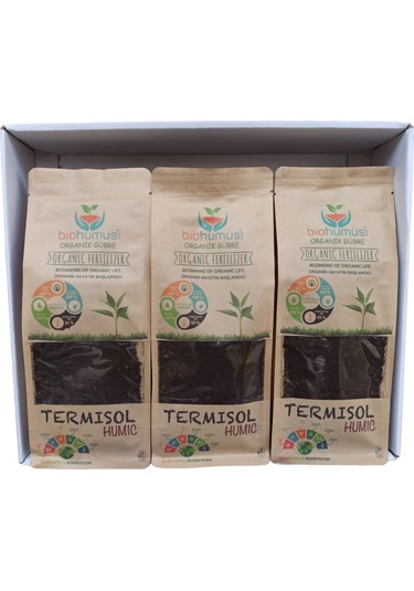 Organik Bitki Besin Gübresi Biohumus Humic 1250 Ml 3 Adet Set
