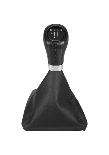 Ulzyvf Bmw 1 Seri E81 E82 E87 E88 5 Vites Siyah Deri Vites Topuzu - Dayanıklı Konfor Siyah