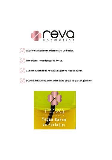 Reva Tırnak Yoğun Bakım Ve Parlatıcı & Intensive Care And Bright Nails 11 Ml Rv567