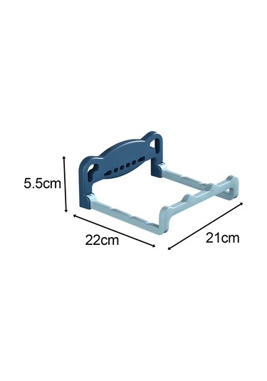 Suntek Lavabo Raf Punch Lavabo Banyo Duş Mavi Için