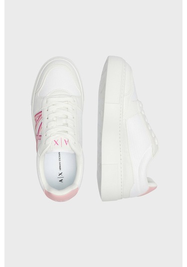 Armani Exchange Bayan Ayakkabı Xdx178 Xv929 S935 Beyaz-pembe Beyaz-pembe Beyaz - Pembe