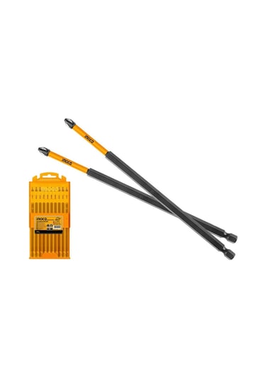 Ingco SDBIM11PH2105 Darbeli Uzun Yıldız Tornavida Ucu Seti 250 MM 10'lu
