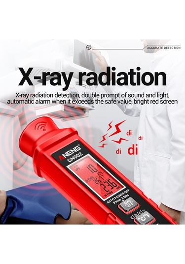 Kosona Aneng Gn902 Ev Ofis Dışarı Elektromanyetik Radyasyon Testeri Lcd Ekranlı Alarma Sahip Mavi Pil Dahil Değil