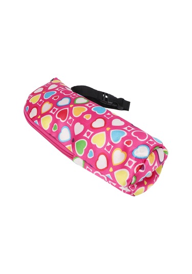 Qingmipy Bebek Biberon Isıtıcı Çantası - 3-4 Saat Isı Tutma, 350ml Kapasite, Bebek Arabasına Asılabilir, Nylon Malzeme Gül Kurusu