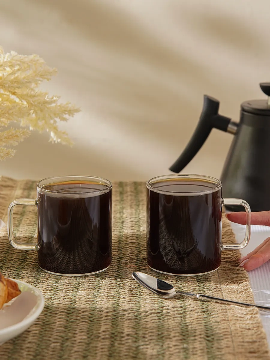 Magistro Gloria 320 Ml 2'li Cam Çay Ve Kahve Kupaları 250263101 Beyaz