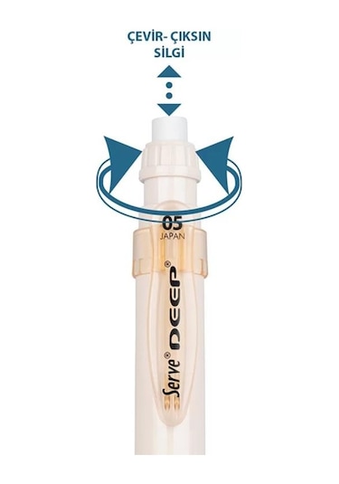 Serve Deep Mekanık Kursun Kalem 0.5mm Fildişi