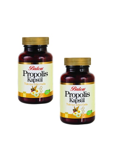 2 Adet - Balen Propolis Kapsül 80 Kapsül X 670 MG
