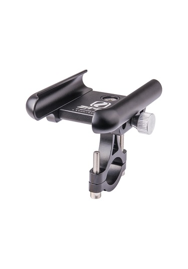 Yifomall Motosiklet, Bisiklet Ve Elektrikli Araçlar İçin Cnc Alüminyum 360 Döner, Dört Tırnaklı, Kaymazsız Telefon Tutucu - Siyah 3.5-7 İnç Siyah