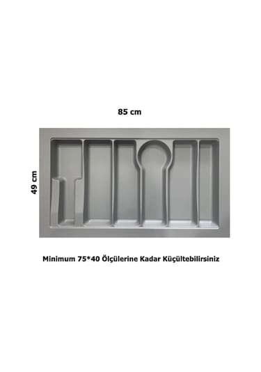 LİDER 85*49 Çekmece İçi Kepçelik ve 85*49 Kaşıklık İkili Set