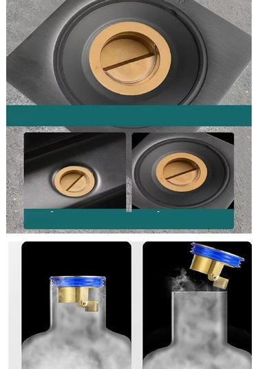 Periboia Otomatik Açılıp Kapanır Tek Yönlü Duş Valfi Gider Süzgec Çok Renkli