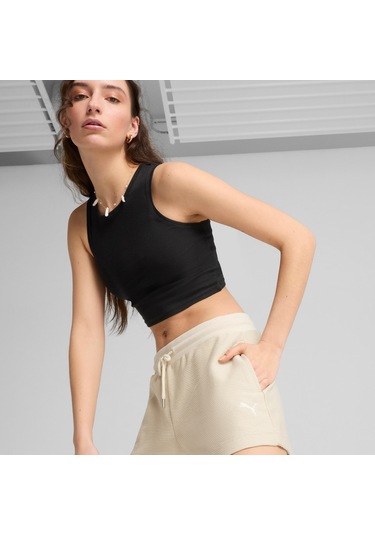 Puma Premıum Ess Kadın Kısa Şort 629782 87 Beyaz