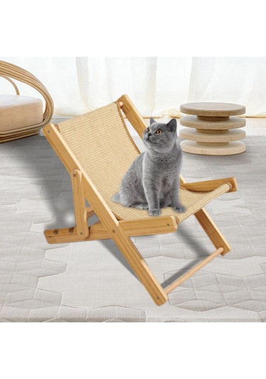 Homyl Kedi Yatağı Yedek Örtüsü Mat Kediler Için Sisal